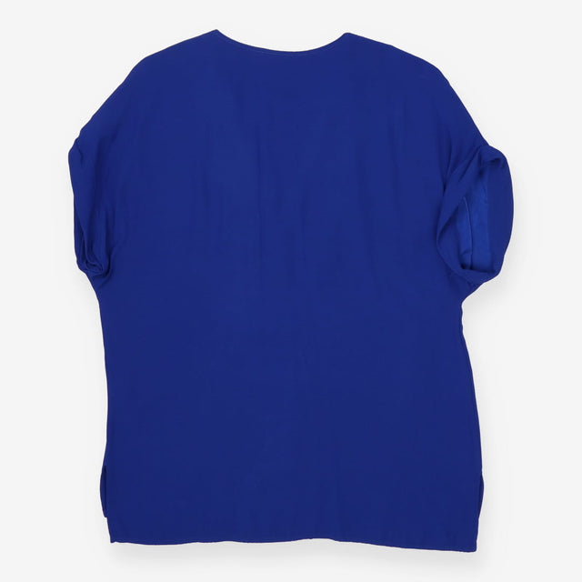 Blouse cobalt blue sleeveless