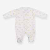 Sleepsuit White with Yellow Ducks