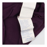 Roll neck top Plum