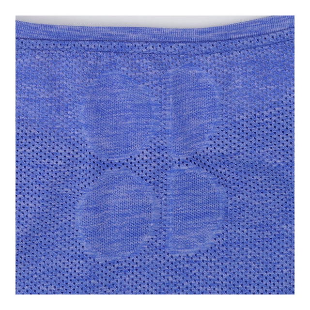 Mesh Work out Top Long Sleeve -Blue Marl