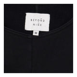 Jumpsuit Black Heavyweight Organic Cotton Tie Shou