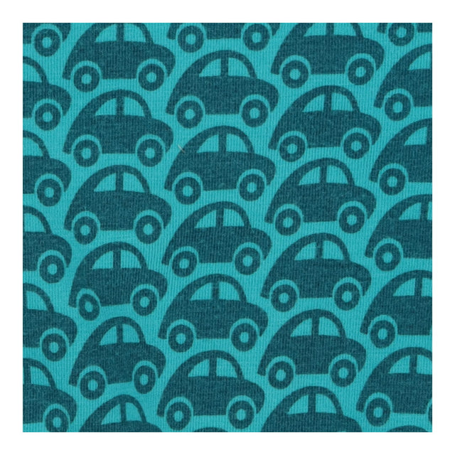 Bodysuit Long Sleeve Teal Beetle Car