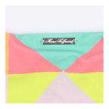 Bikini Set Multicolour Geometric Halter Tie Front