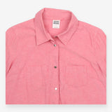Shirt Pink Long Sleeve Press Stud