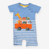 Romper Blue Animals Going on Holiday