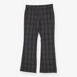 Grey Tweed Straight Leg Trousers