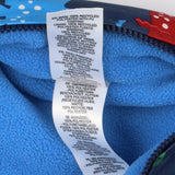 Blue Dino Fleece Lined Rainsuit