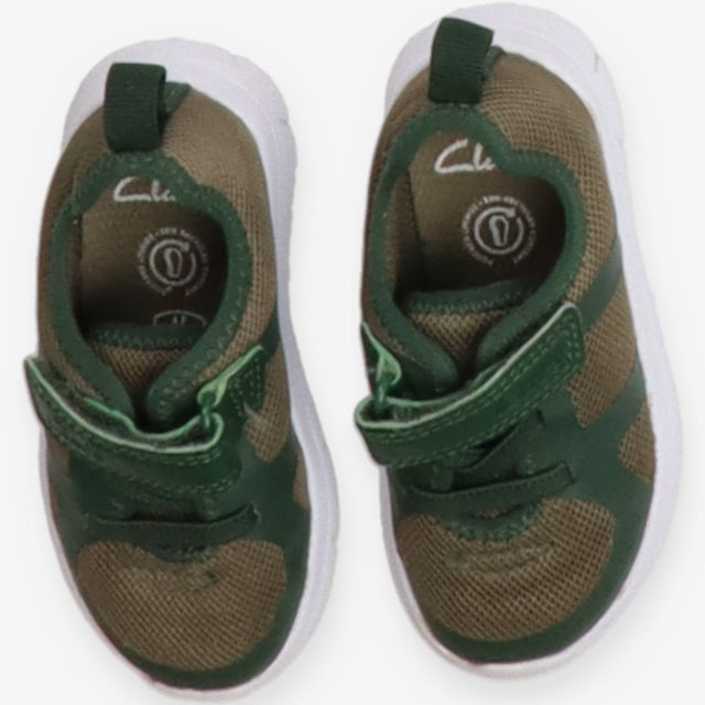 Green and Brown Velcro Trainers 