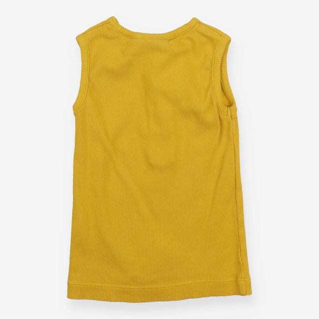 Vest Yellow Ribbed