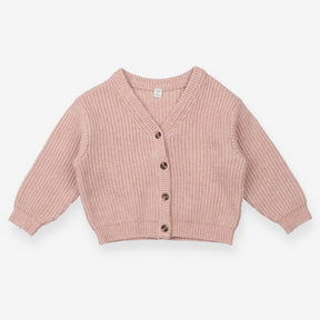 Chunky Knit Cardigan Pink
