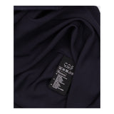 Dress Short Sleeve A-Line Scoop Neck Navy