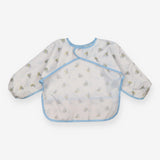 White Bumble Bees Bib - Hippy Chick