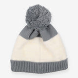 Grey penguin bobble hat