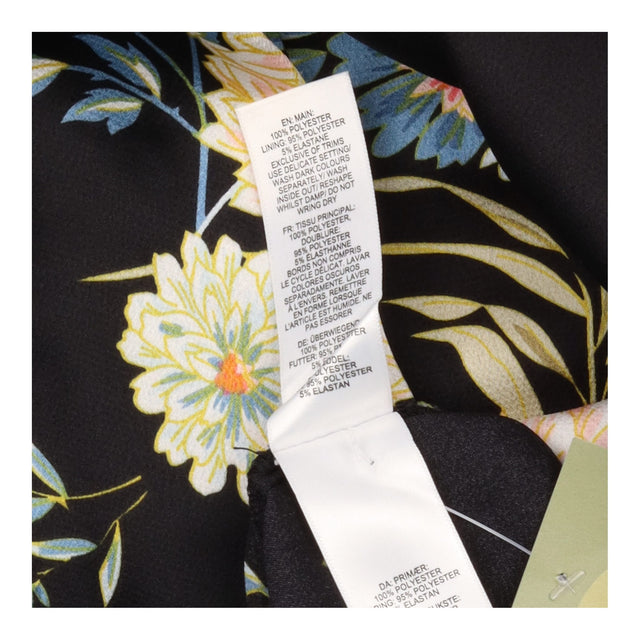 Dress Black Floral Maternity Nursing