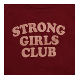 Burgundy Strong Girls Club jumper