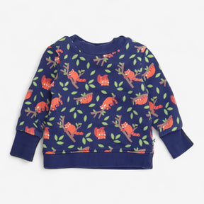 Sweatshirt Jersey navy with Red Panda
