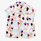 Shirt Multicolour Abstract Print Short Sleeve Butt
