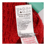 Cardigan red wood buttons