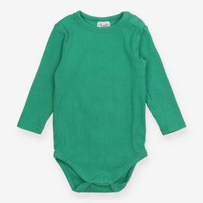 Bodysuit Ribbed Green