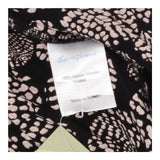 Dress black with cream pattern - maternity