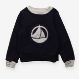 Navy Logo Sweater