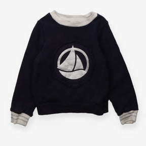 Navy Logo Sweater
