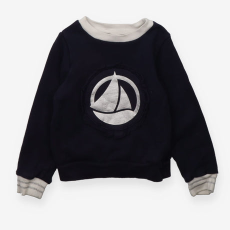 Navy Logo Sweater
