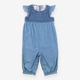 Playsuit blue chambray denim