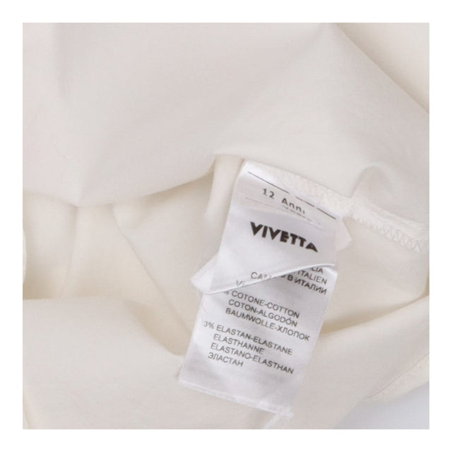 Vivetta White Poplin Hand‑Collar Blouse – Iconic S