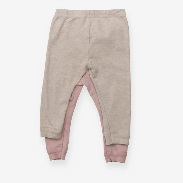 Pink and Cream Leggings 2 Pack