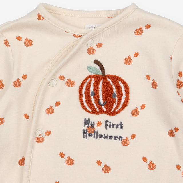 Sleepsuit Beige Pumpkin My First Halloween