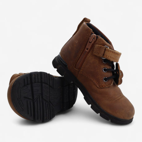 Boots Brown Zip up 