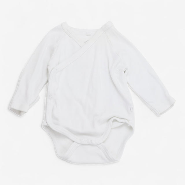 white wrap over bodysuit