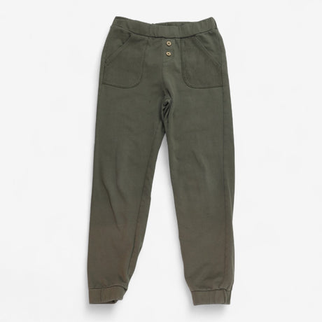 Joggers Khaki Green with Buttons