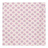 Collared LS bodysuit with pink and blue flowers