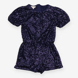 Jumpsuit Shortie Navy Sequins