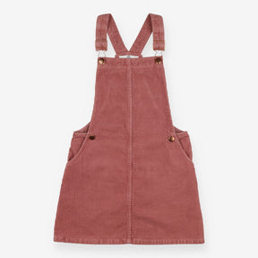 Pinafore dress cord dusky pink 