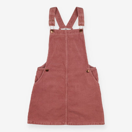 Pinafore dress cord dusky pink 