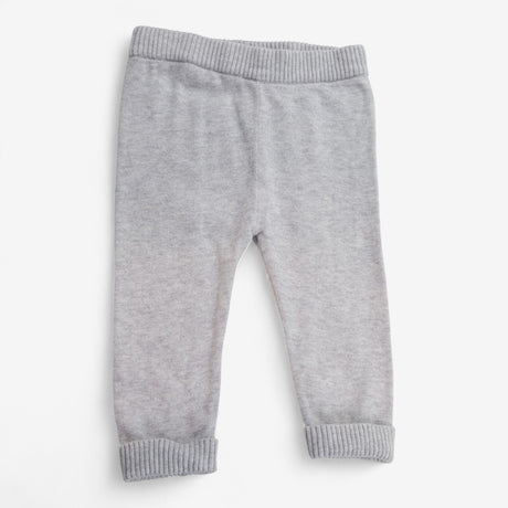 Knit sweater vest grey leggings set