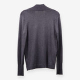Hobbs Metallic Silver Sparkle Faux Wrap Mock Layer