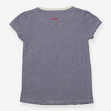 Tee SS striped blue horse - sea horse