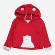 Hoodie Red with Polar Bear