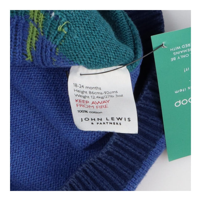 Blue Dinosaurs Knit Jumper 