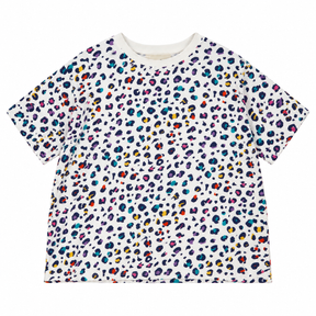 Tee White Animal Print
