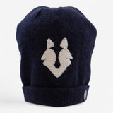 Hat Navy with Abstract Rabbit