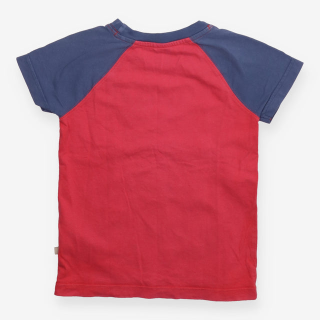 Red Pirate Shark Applique T-shirt