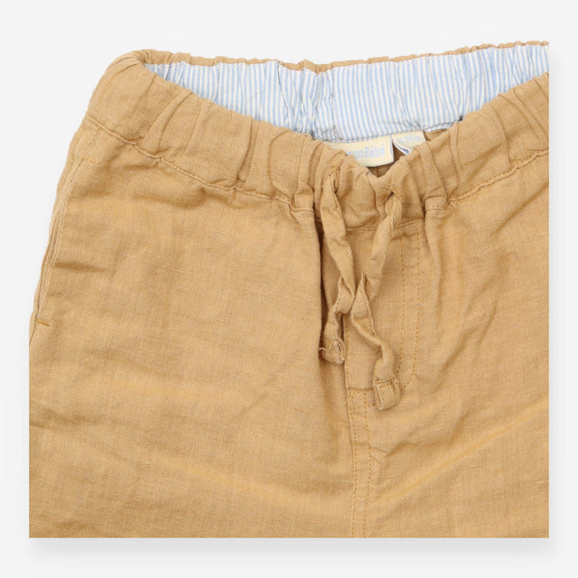 Beige linen trousers