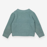 Cardigan Jumbo Knit Teal