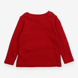 T-shirt long sleeve red Christmas themed
