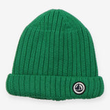 Green cable knit beanie
